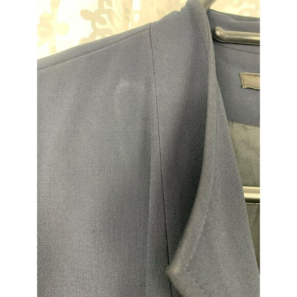 Louben Womens Vintage Navy Blue Blazer Size 14 - Picture 4 of 5